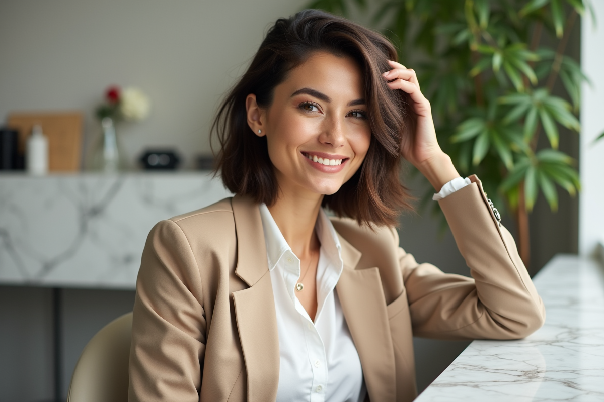 Les secrets de la beauté renforcée par une nouvelle coupe de cheveux